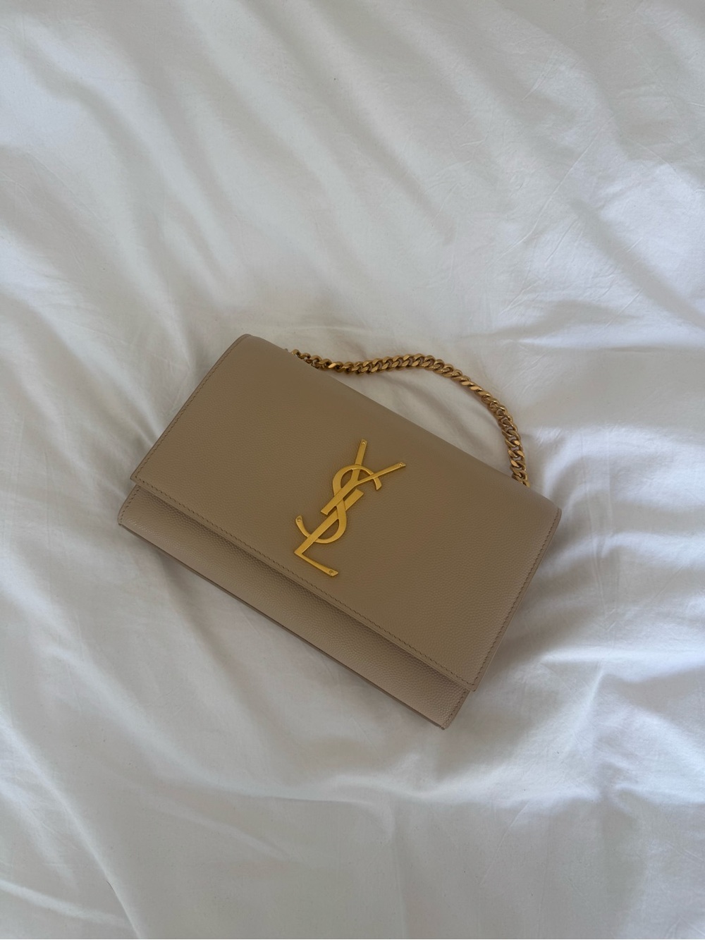 Saint Laurent Kate bag Beige